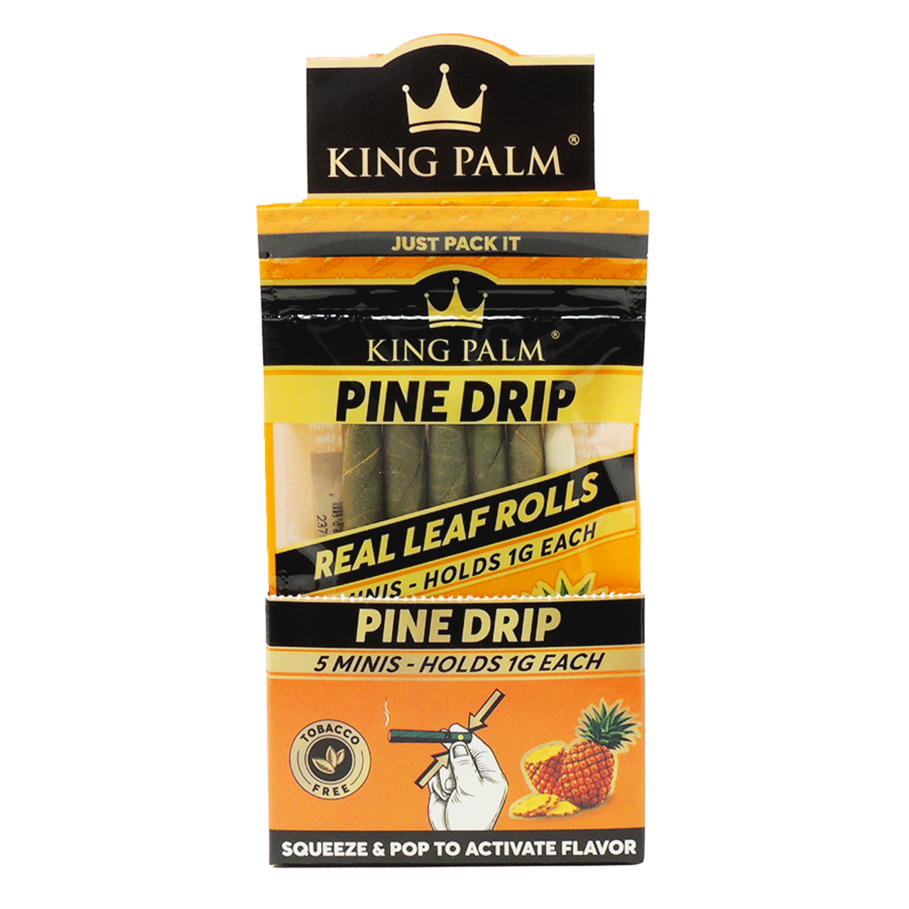 King Palm 5pk Mini - Pine Drip - Display of 15