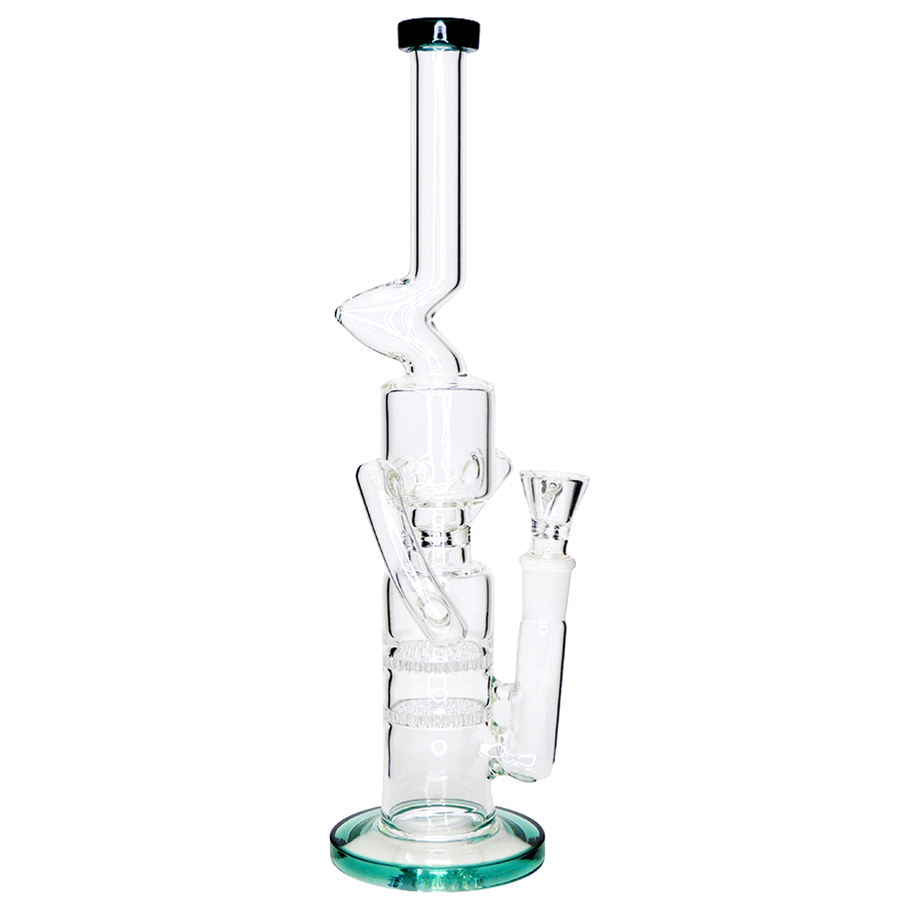 14" Double Honeycomb Water Pipe - Assorted