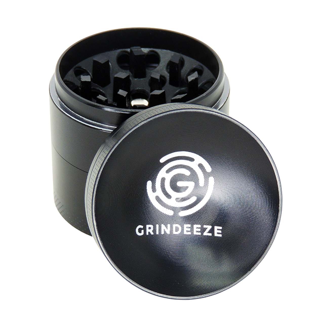 Grind Eeze 4-Part Concave Top Zinc Grinder