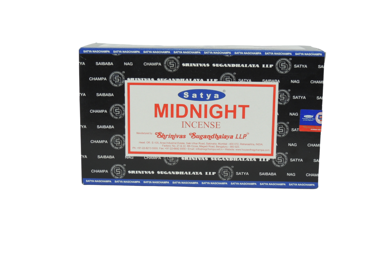 Satya Midnight 15 gram - Display of 12