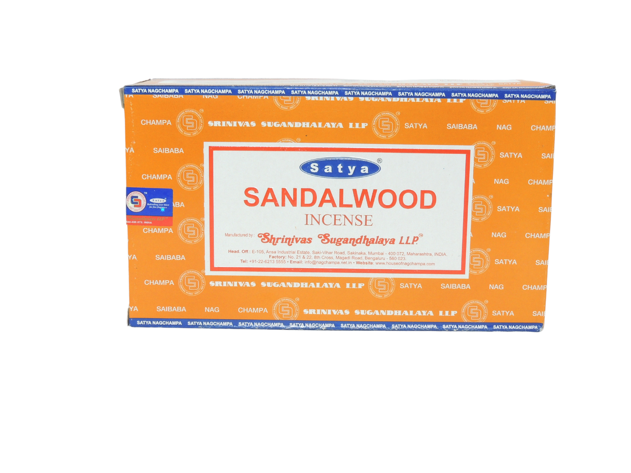 Satya Sandalwood 15 gram - Display of 12