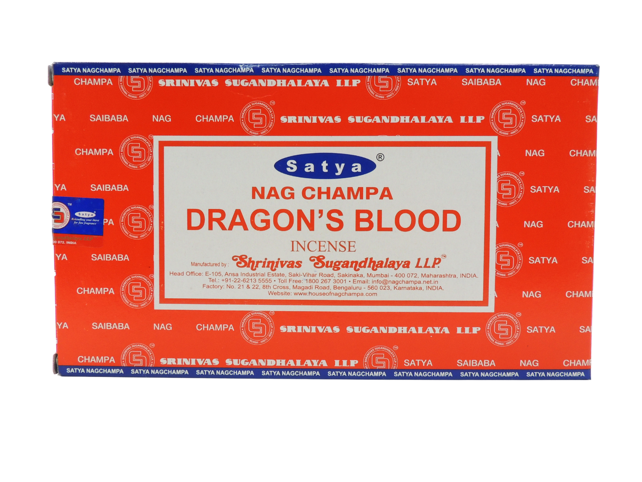 Satya Dragon's Blood 15 gram - Display of 12