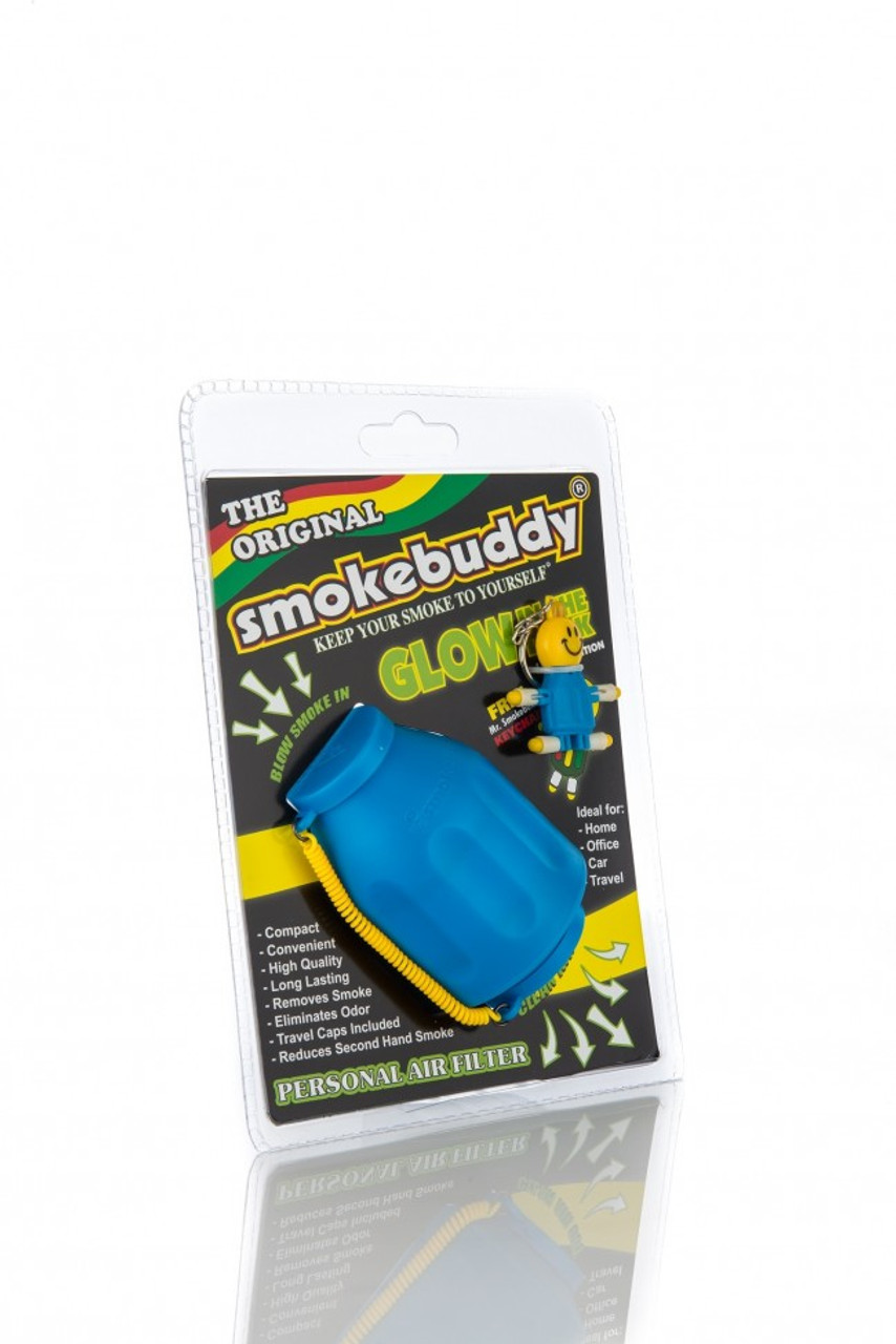 Smokebuddy - Glow in the Dark Blue