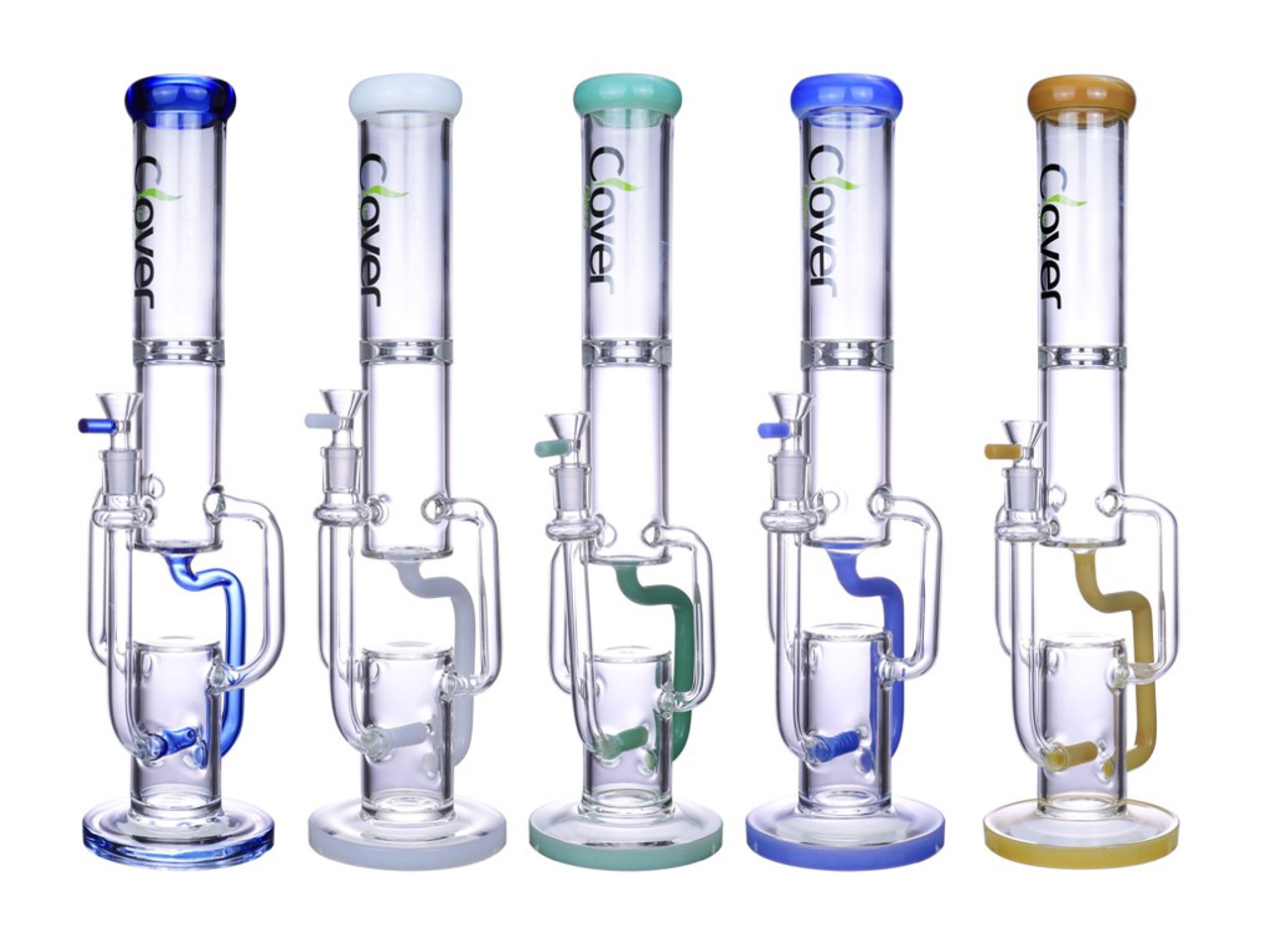 16.5" Clover WPA-312 Water Pipe - Assorted Colors