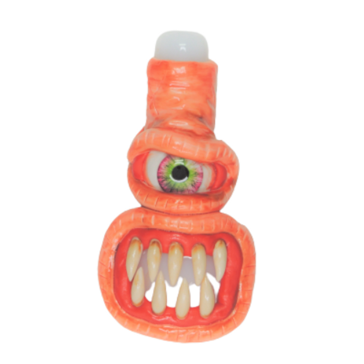 Monster Hand Pipe with Blood Shot Eye Crossbody - Assorted