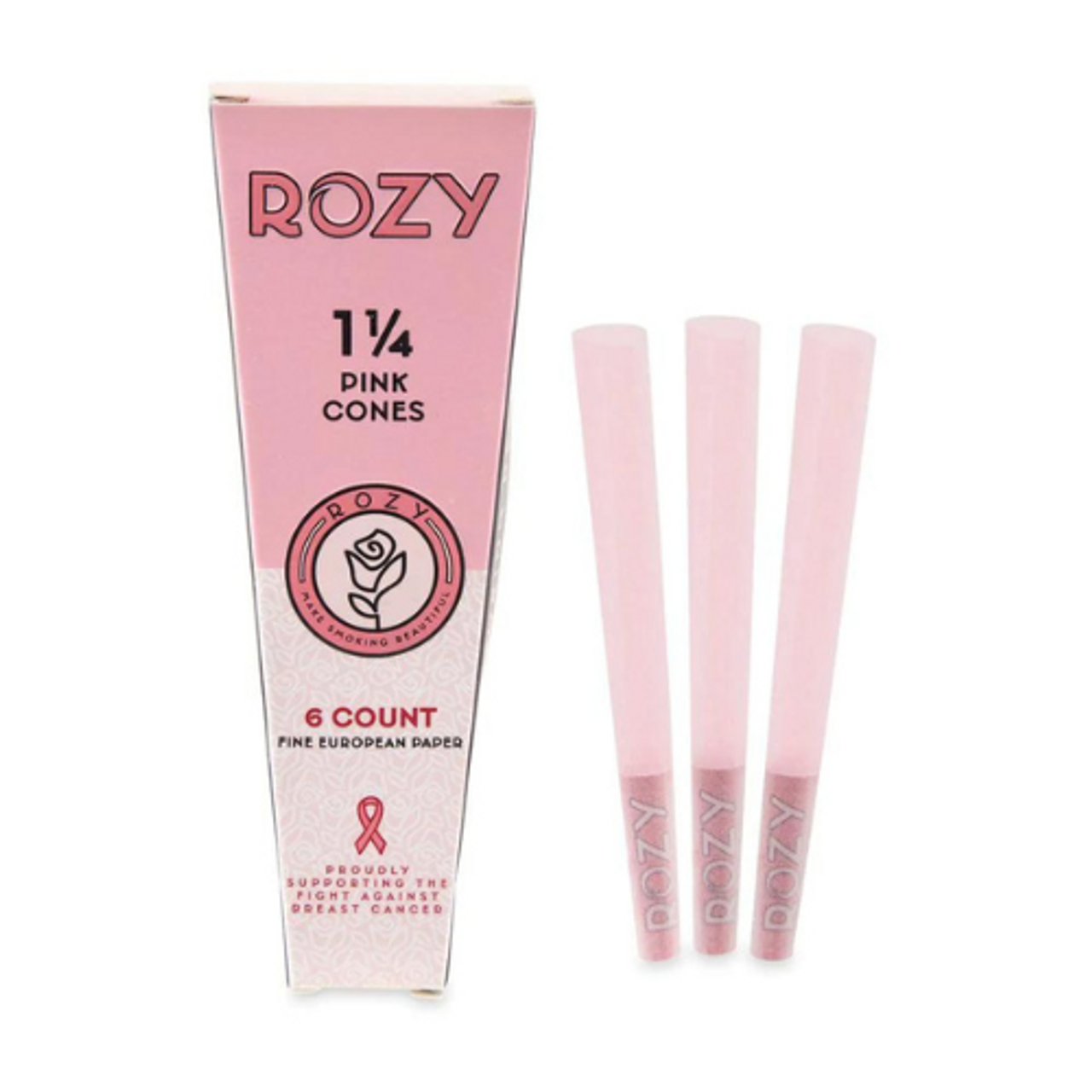 Rozy Pink Cones - 1.25 - 6 pk. - 24 ct. Display