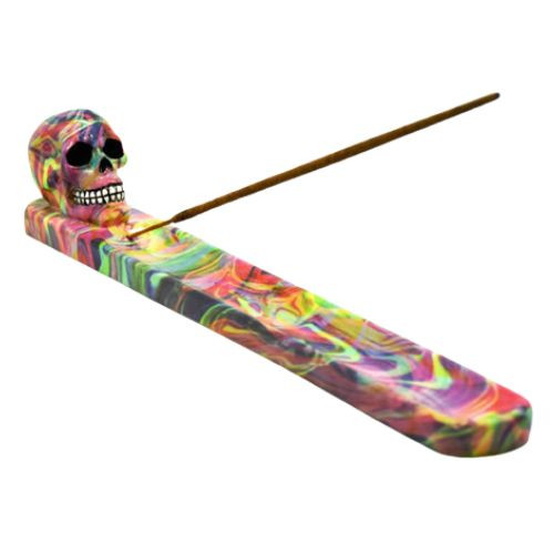 Scorching Melting Skull Incense Burner 17.5cm main image 0