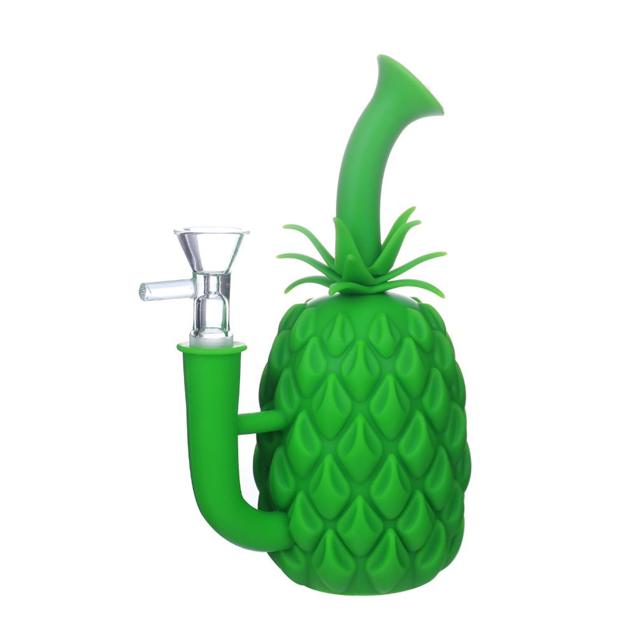 7" Silicone Pineapple Rig Water Pipe - Assorted Colors