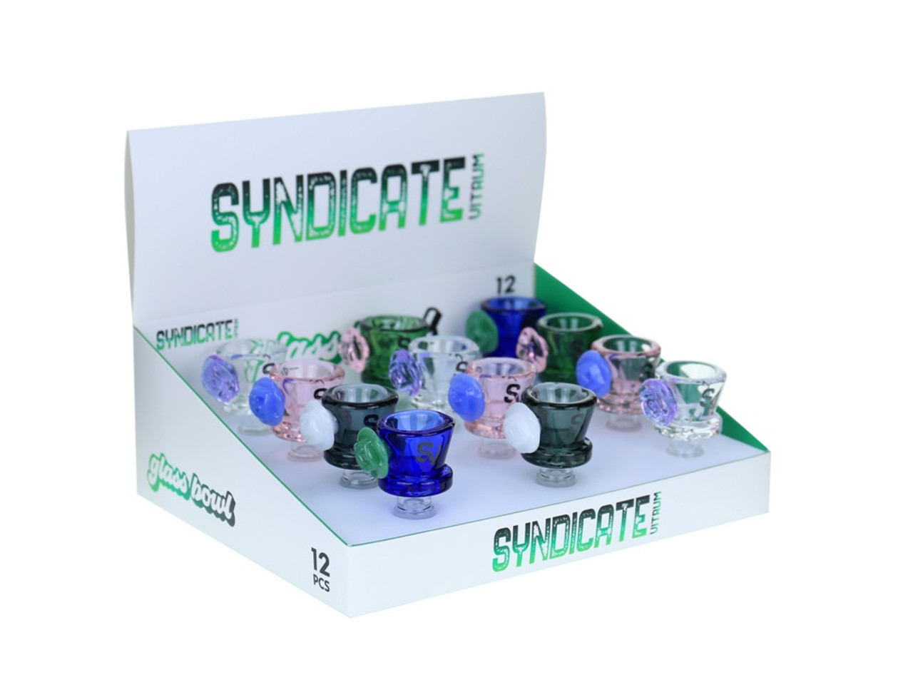 Syndicate Vitrum Color Funnel Bowl with Jewel