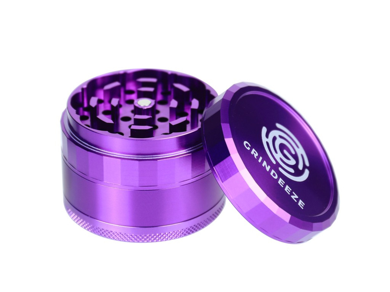 Grind Eeze 63mm Paneled Top Grinder - Assorted Colors