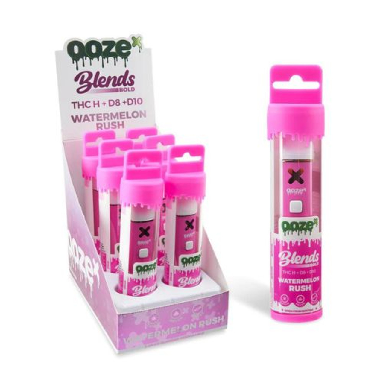 OozeX 2ml Disposable Delta Blends - Watermelon Rush - 6 ct. Display