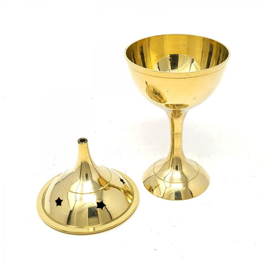 Brass Censer Burner 5.5"H