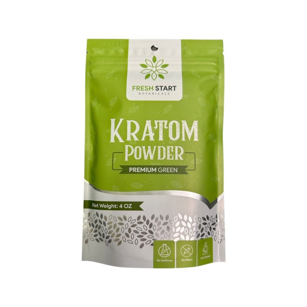 Fresh Start Botanicals 4oz. Kratom Powder - 10 ct. display - Premium Green Vein