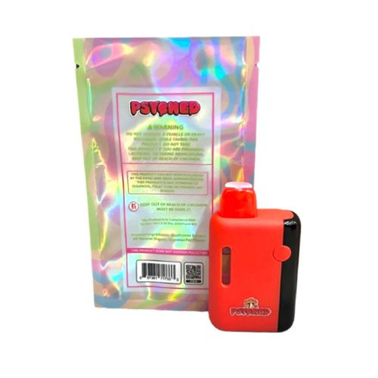 Psyched 9ml (9000mg) Mushroom Vape - 5 ct. Display