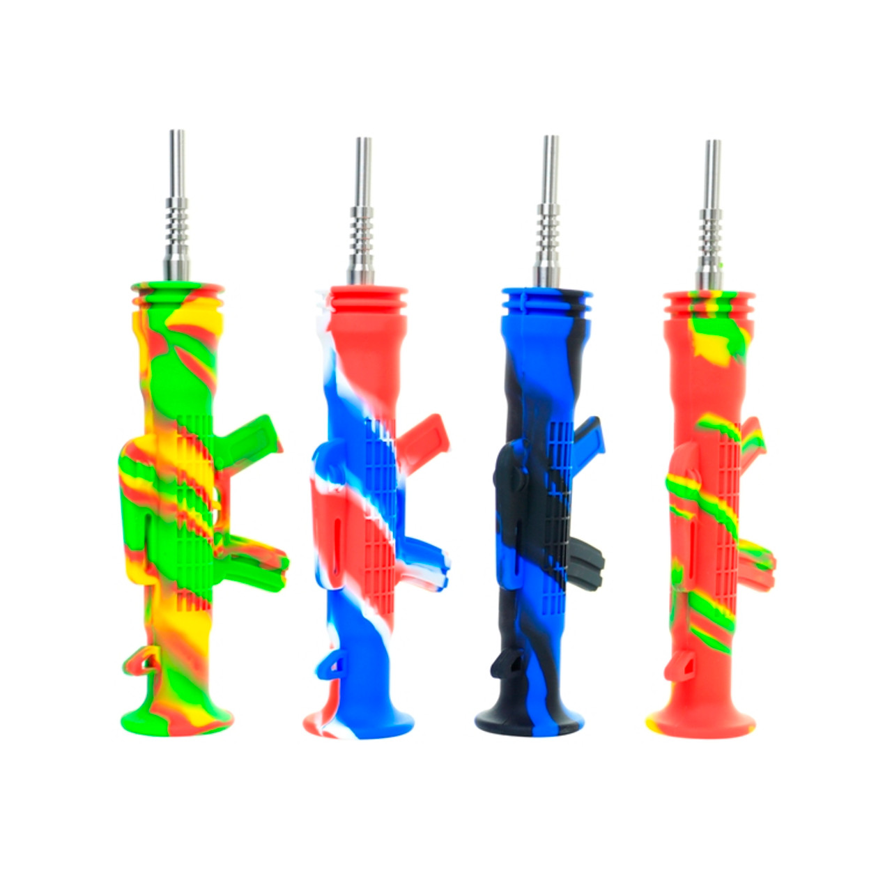 7.5" AK47 Silicone Nectar Collector - Assorted