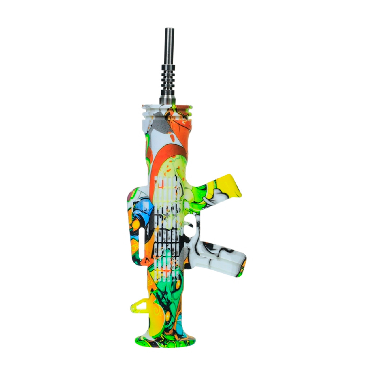 7.5" AK47 Printed Silicone Nectar Collector - Assorted