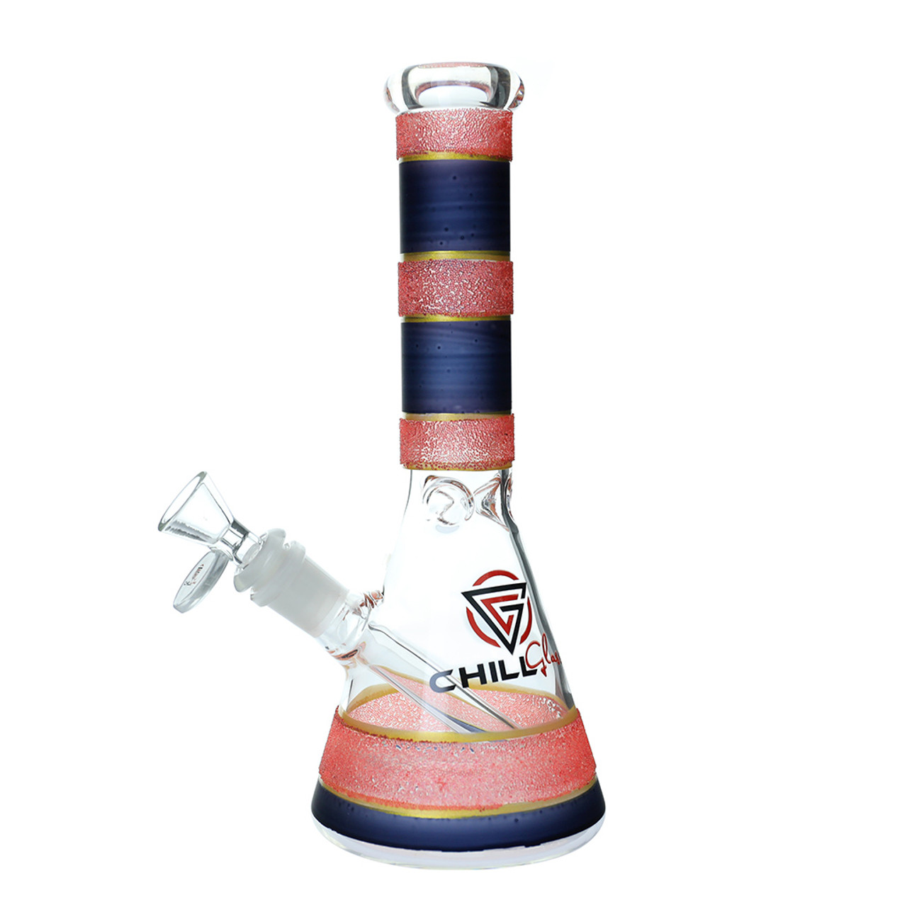 10" Chill Glass JLD-113 Water Pipe - Assorted Colors