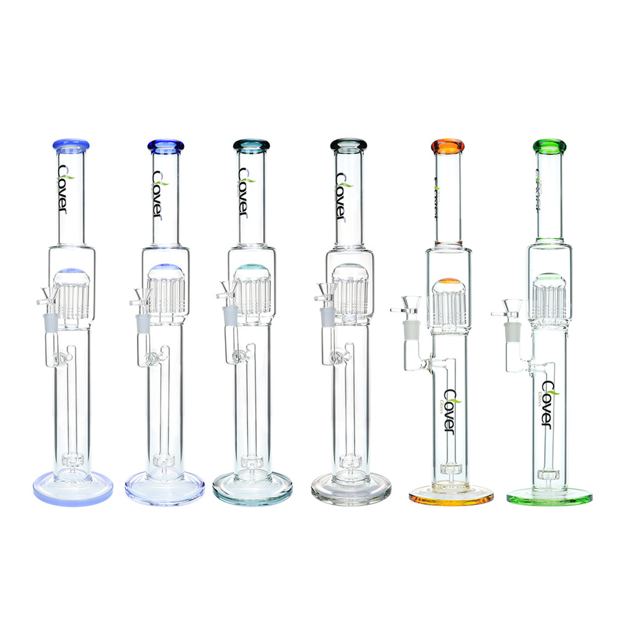 19" Clover WPA-112 Glass Water Pipe - Assorted