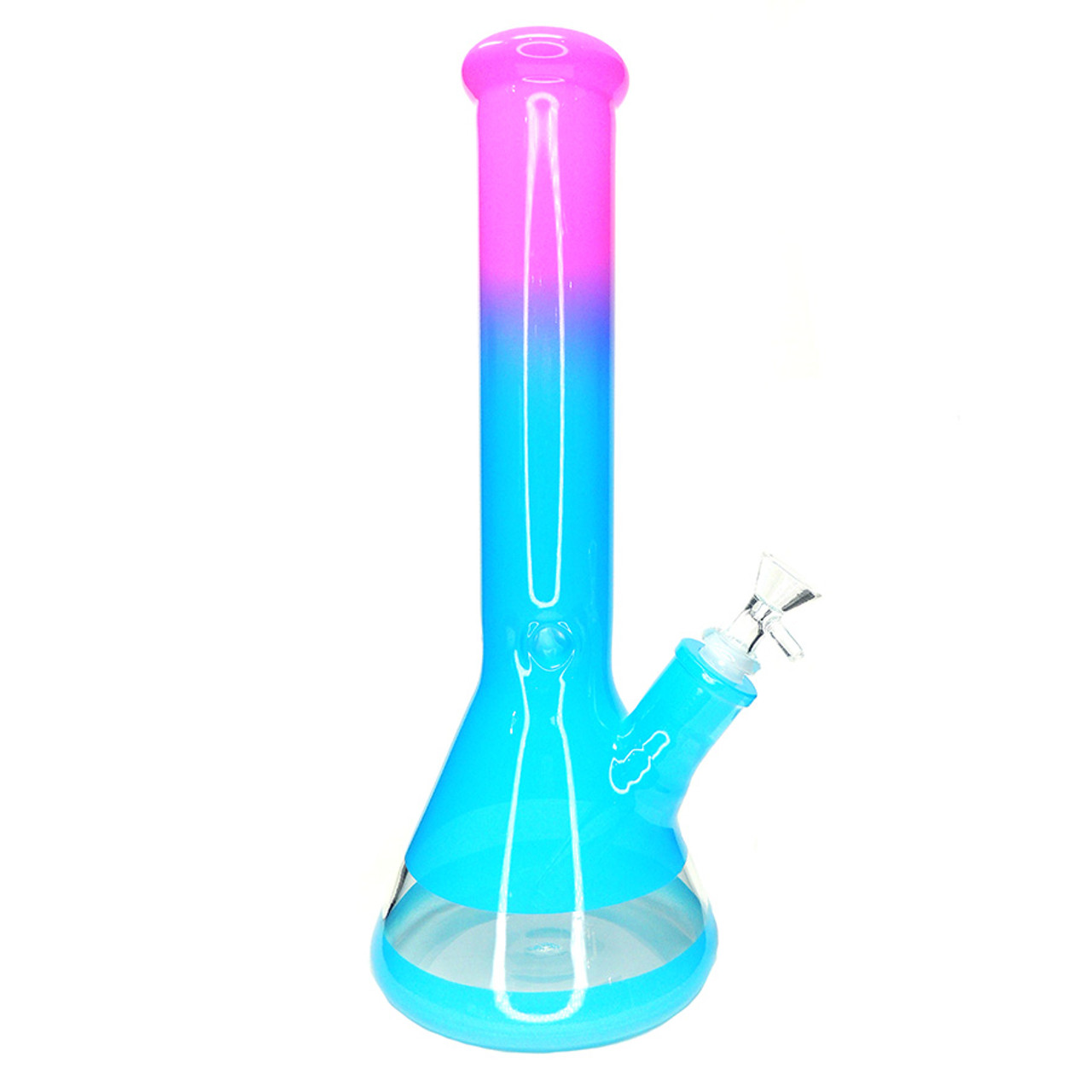13" Multi-Color Beaker with See Through Water Pipe - Assorted