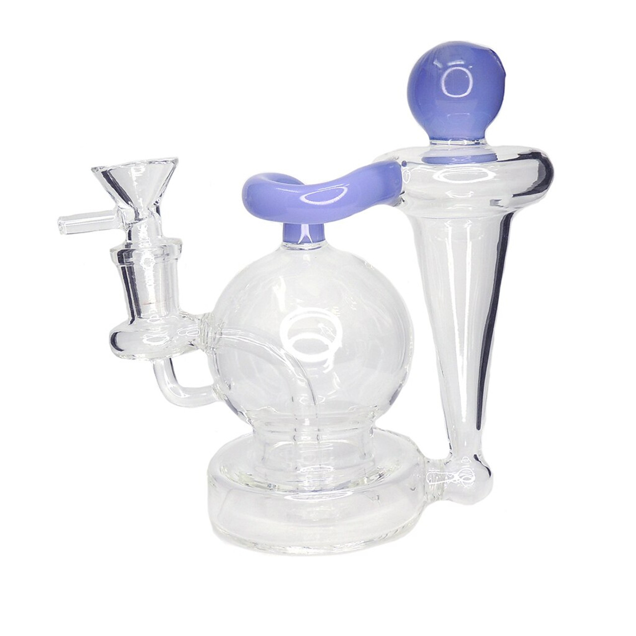 9" Globe Recycler Water Pipe - Assorted