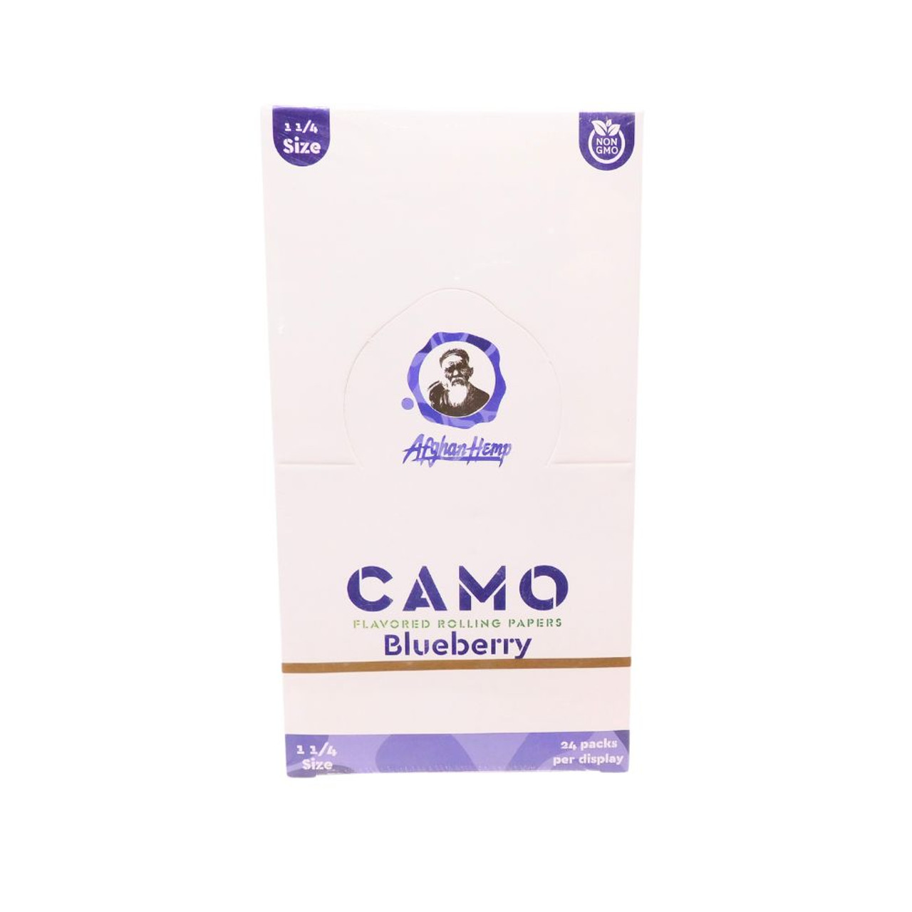 Camo 1.25 Flavored Rolling Papers - 24 ct. - Blueberry