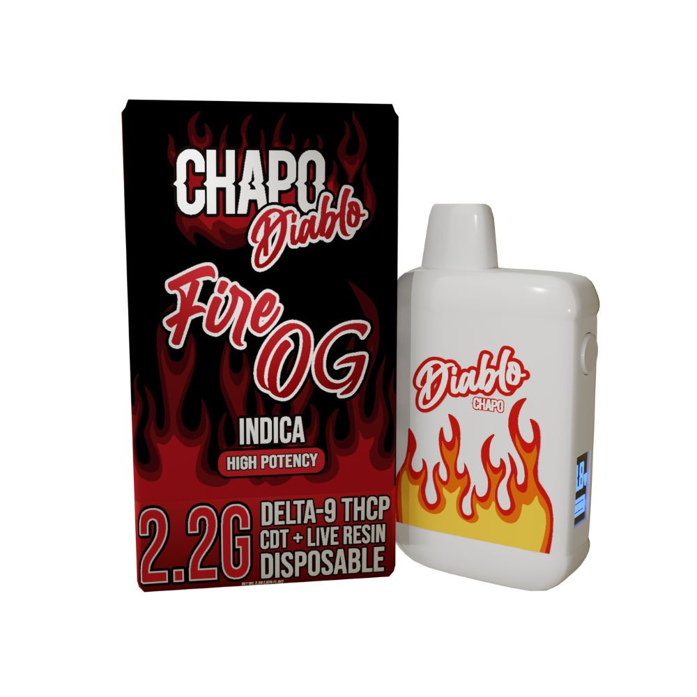 Chapo Diablo 2.2g THC-P Disposables - 6 ct. Display | UNS Wholesale