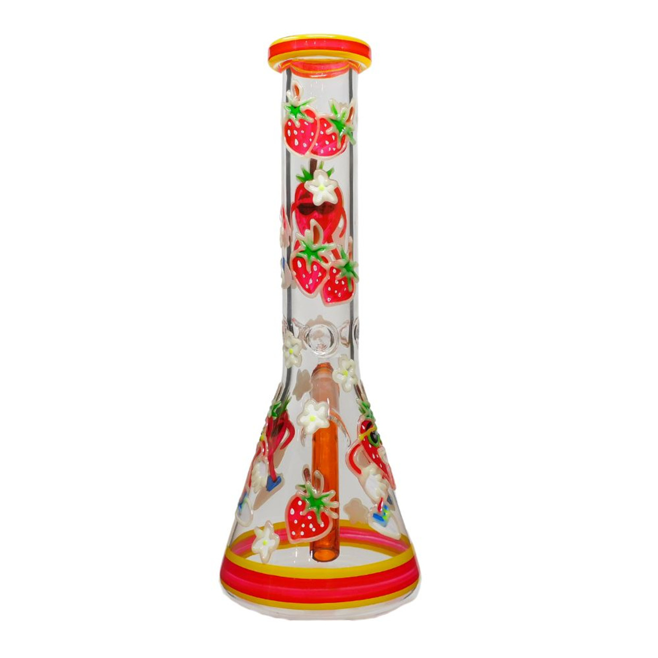 10" Strawberry Beaker Water Pipe