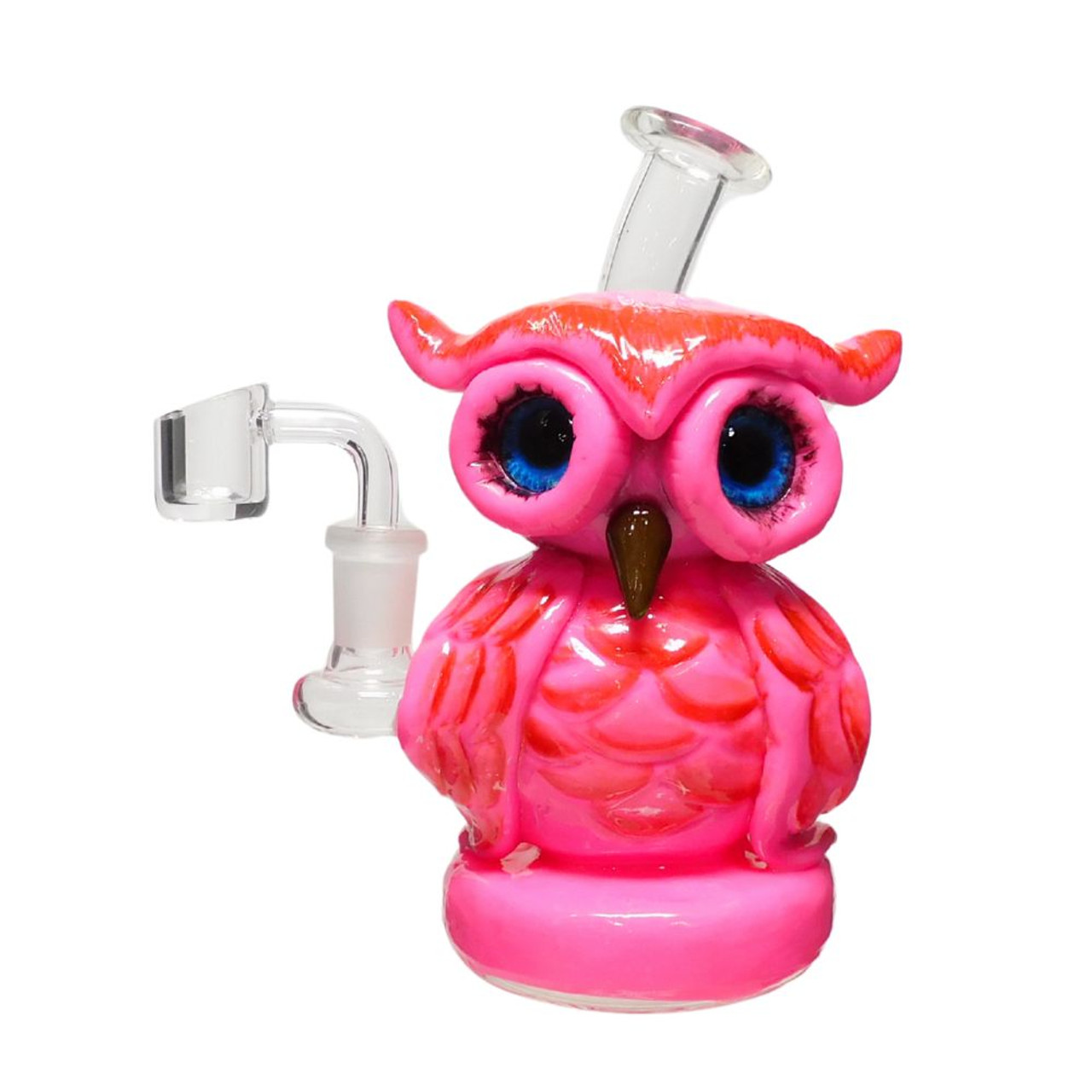 6" Owl Water Pipe
