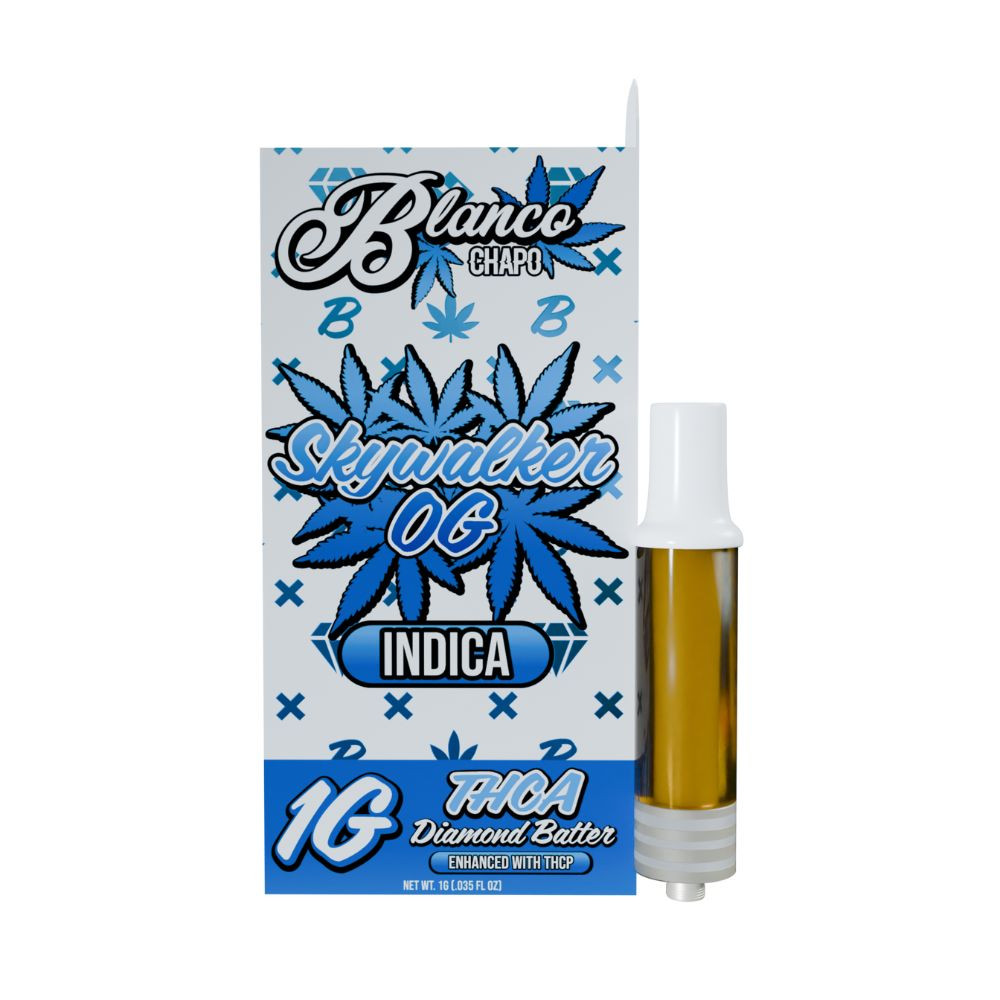 Chapo Blanco 1g THC-A Diamond Batter Carts - 6 ct. Display