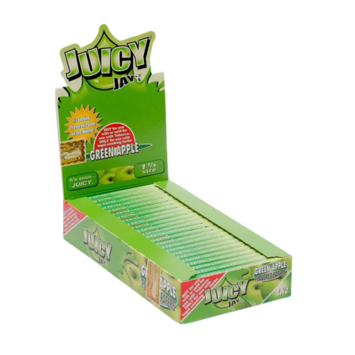Juicy Jay's Flavored Rolling Papers 1.25 - Green Apple