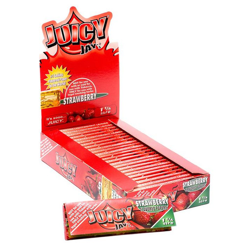 Juicy Jay's Flavored Rolling Papers 1.25 - Strawberry