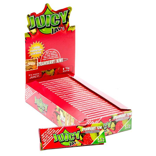 Juicy Jay's Flavored Rolling Papers 1.25 - Strawberry Kiwi
