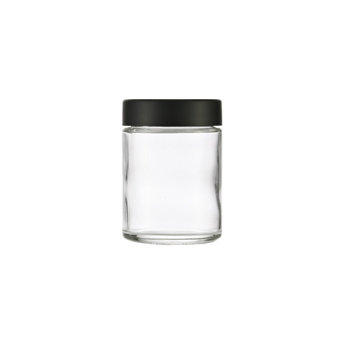 Clear Glass Jar with Child Proof Lid 57mm x 76mm - 105 ct. Case