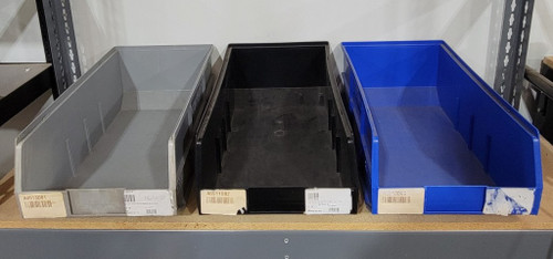 Plastic Storage Bins 20" L x 10" W - Assorted