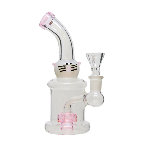 6" Cat Designed Water Pipe - Assorted