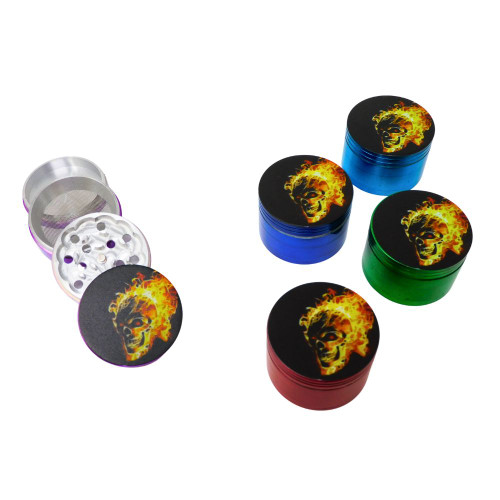 50mm Printed Designs Metal Grinder - Assorted 50mm Printed Designs Metal Grinder - Assorted