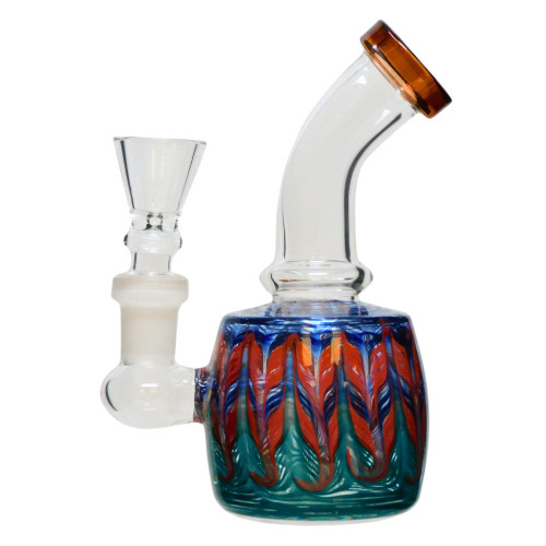 5" Raked Round Water Pipe - Assorted