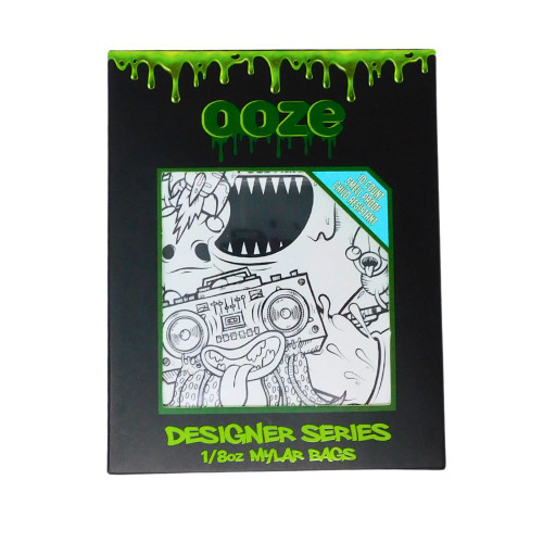 Ooze 1/8 oz. Mylar Bags - Monsterous - 12 ct. Display