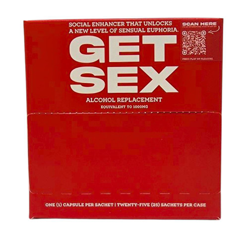 Get Sex 4mg Mushroom Kanna Gel Capsule - 25 ct. Display