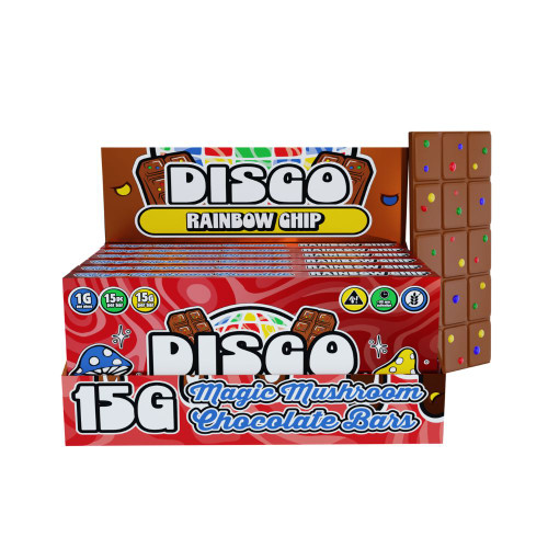 Disco 15g Mushroom Chocolate Bar - 6 ct. Display