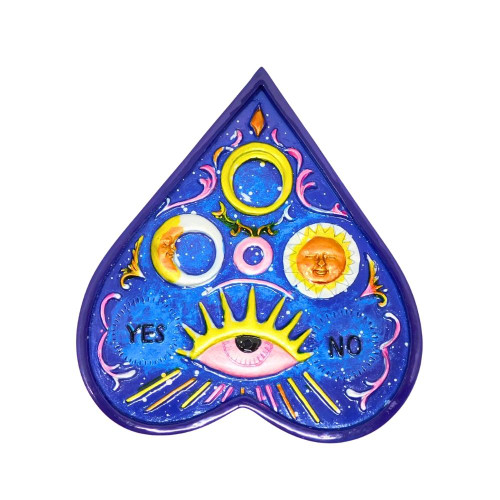 Ouija Planchette Incense Burner - 5.2" x 4.5"