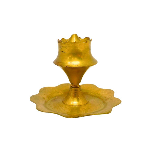 2" Round Brass Incense Burner
