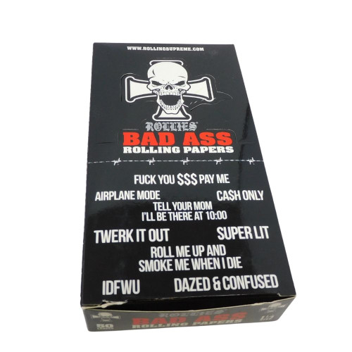 Bad Ass Rolling Papers 1.25 - 24 ct.