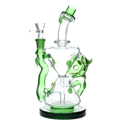 9" Hour Glass Recycler - Assorted