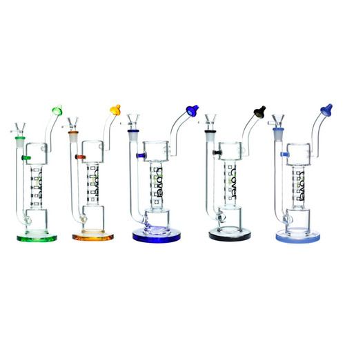 10" Clover WPD-63 Glass Water Pipe - Assorted