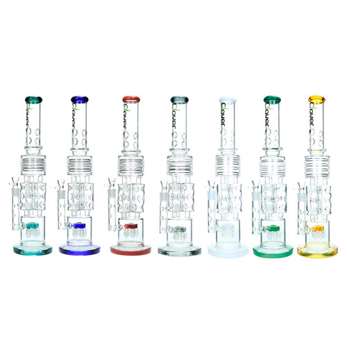 20" Clover WPA-99 Glass Water Pipe - Assorted