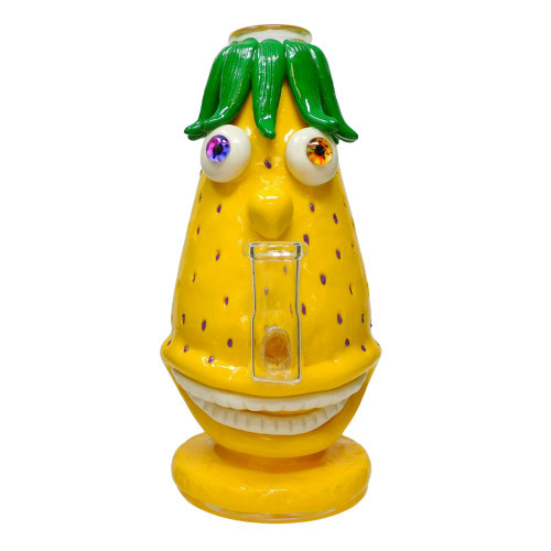 7" Strawberry Face Water Pipe - Assorted