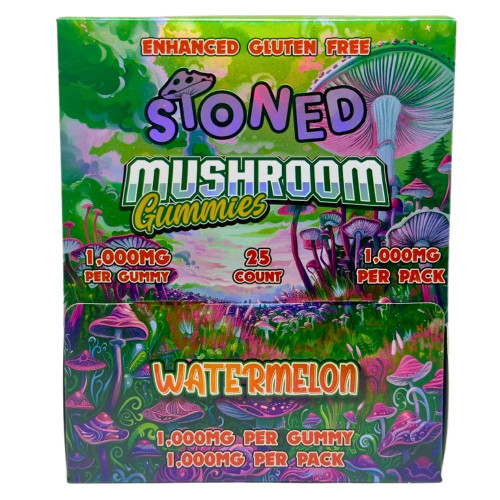 Stoned 1000mg Mushroom Gummies - 25 ct. Display