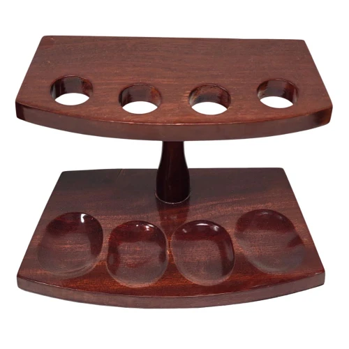 4 Pipe Wood Display Rack - Assorted