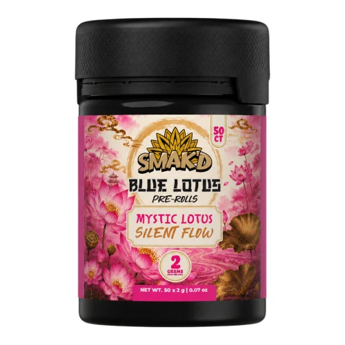 SMAK'D Blue Lotus Pre-Rolls - 50 ct. Jar